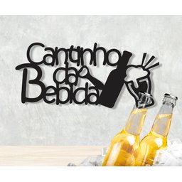 Painel Decorativo Cantinho da Bebida Barzinho Divertido Mdf - 2