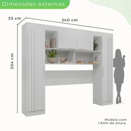 Guarda-roupa Modulado 4 Portas Apolo - 4