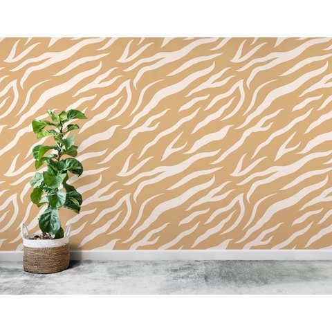 Papel de Parede Animal Print 8 Arte Destaque 2 Metros