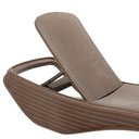 Ver imagem 7 de Kit 2 Espreguiçadeiras Dubai Premium de Fibra Sintetica Reclinavel para Praia e Piscina Cor Marrom