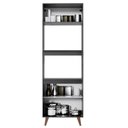 Ver imagem 4 de Torre Quente Madesa Reims 70 cm 3 Portas Preto Cor:Preto