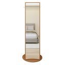 Ver imagem 3 de Sapateira Giratória com Porta de Espelho para 11 a 20 Pares Esthela