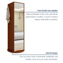 Ver imagem 6 de Sapateira Giratória com Porta de Espelho para 11 a 20 Pares Esthela