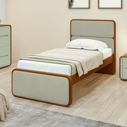 Cama Solteiro Loop Tecido Boucle - 2