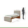 Cama Solteiro Loop Tecido Boucle - 4