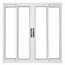 Ver imagem 1 de Janela de Alumínio Branco Vitro de Correr 4 Folhas Suprema Sem Grade CMC Classic - 1.20(L)X1.20(A)