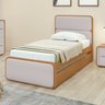 Cama Solteiro Loop Tecido Corano com Cama Auxiliar - 2