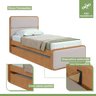 Cama Solteiro Loop Tecido Corano com Cama Auxiliar - 6