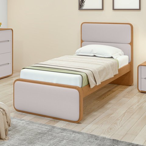 Cama Solteiro Loop Tecido Corano