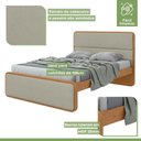 Ver imagem 5 de Cama Casal em Mdp/mdf 207x110cm Loop