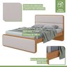 Cama Casal em Mdp/mdf 207x110cm Loop - 5