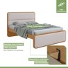 Cama Casal em Mdp/mdf 207x110cm Loop - 6