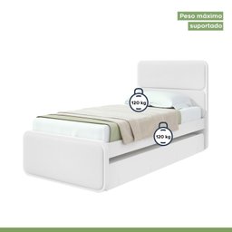 Cama Solteiro Loop Tecido Korino com Cama Auxiliar - 8