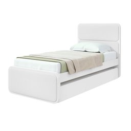 Cama Solteiro Loop Tecido Korino com Cama Auxiliar - 3