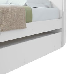 Cama Solteiro Loop Tecido Korino com Cama Auxiliar - 11