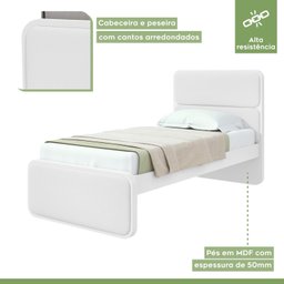 Cama Solteiro Loop Tecido Korino - 7