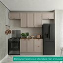 Ver mais imagens de Cozinha Armário 5 Peças Balcão com Tampo 280 cm Unna Gris Poliman