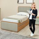 Ver imagem 5 de Cama Solteiro Loop Tecido Boucle com Cama Auxiliar