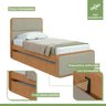Cama Solteiro Loop Tecido Boucle com Cama Auxiliar - 6