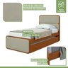 Cama Solteiro Loop Tecido Boucle com Cama Auxiliar - 9
