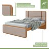 Cama Casal Leder em Mdp/mdf Tecido Linho - 4