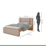 Cama Casal Leder em Mdp/mdf Tecido Linho - 7