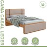 Cama Casal Leder em Mdp/mdf Tecido Linho - 3