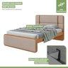 Cama Casal Leder em Mdp/mdf Tecido Linho - 6