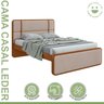 Cama Casal Leder em Mdp/mdf Tecido Linho - 3
