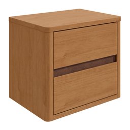 Mesa de Cabeceira 2 Gavetas Leder - 11