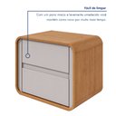 Ver mais imagens de Mesa de Cabeceira 2 Gavetas Loop