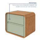 Ver mais imagens de Mesa de Cabeceira 2 Gavetas Loop