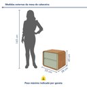 Ver imagem 4 de Mesa de Cabeceira 2 Gavetas Loop