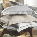 Ver imagem 4 de Jogo de Cama Casal Altenburg Bordados em Cetim 300 Fios Cerclê Cinza
