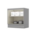 Ver imagem 5 de Balcão 80cm 2 Portas (sem Tampo) Americana Henn - Cinza