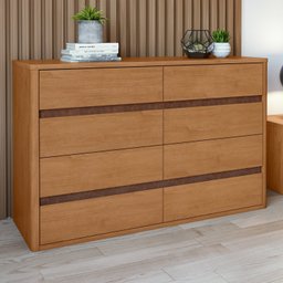Cômoda 8 Gavetas 150x95cm Leder - 2