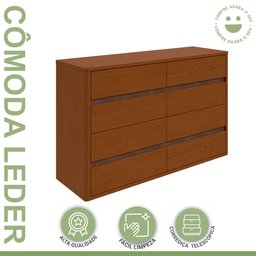 Cômoda 8 Gavetas 150x95cm Leder - 3