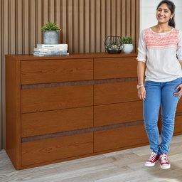 Cômoda 8 Gavetas 150x95cm Leder - 9