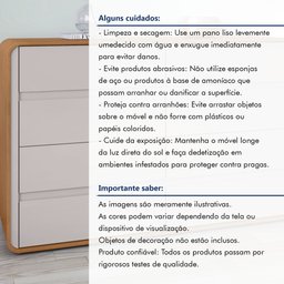 Cômoda 8 Gavetas 152x48x96cm Loop - 9