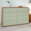 Ver imagem 2 de Cômoda 8 Gavetas 152x48x96cm Loop