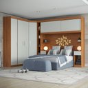 Ver imagem 1 de Conjunto para Quarto com Guarda Roupa Modular Gênova Plus