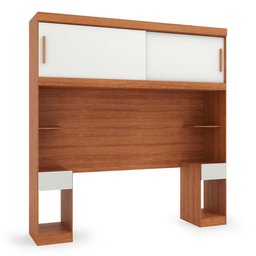 Guarda Roupa Casal Modulado 5 Peças 6 Portas Freijó/Off White Gênova Plus - 3