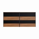 Ver imagem 6 de Balcão para Atendimento Recepção Escritório MDP 180cm Nogal com Preto F5 Office