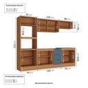Ver imagem 5 de Cozinha Compacta Planejada 5 Peças 1 Paneleiro Torre Quente 2 Aéreos 2 Balcões Soho CabeCasa MadeiraOriginals