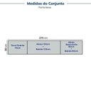 Ver imagem 4 de Cozinha Compacta Planejada 5 Peças 1 Paneleiro Torre Quente 2 Aéreos 2 Balcões Soho CabeCasa MadeiraOriginals