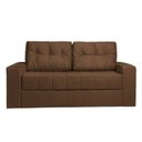 Ver imagem 2 de Sofá Cama Casal Murilo 182cm em Tecido com Espuma D28 Linho Marrom