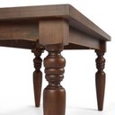 Ver imagem 6 de Mesa de Jantar de Madeira Pés Torneados Flora 180cm cor Canela