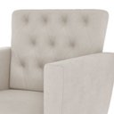 Ver imagem 3 de Kit 2 Poltronas Nina com Capitone - Bege