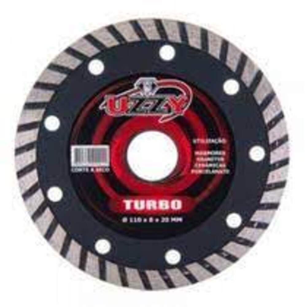 Disco de Corte Diamantado Uzzy Turbo para Esmerilhadeira - 2
