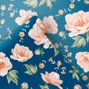 Ver imagem 4 de Papel de Parede Floral Retrô 4 Arte Destaque 2,50 Metros